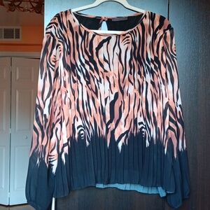 Lola Tiger Print Blouse- Made in Italy